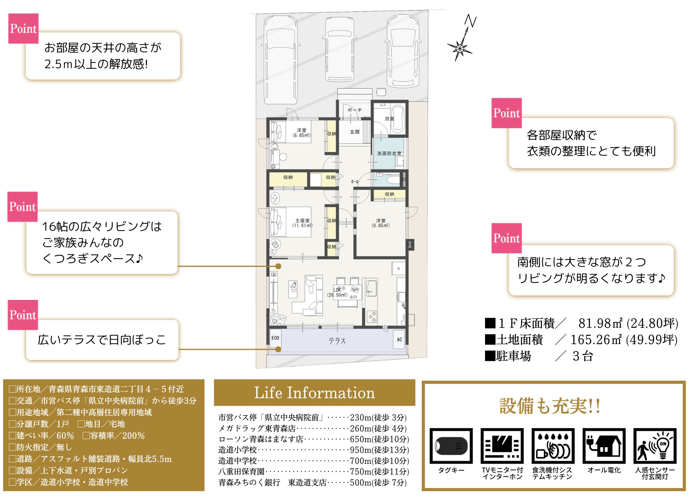 街かど展示場「東造道の家」チェックポイント♪
