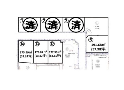 弘前市青山3⑭_区画図