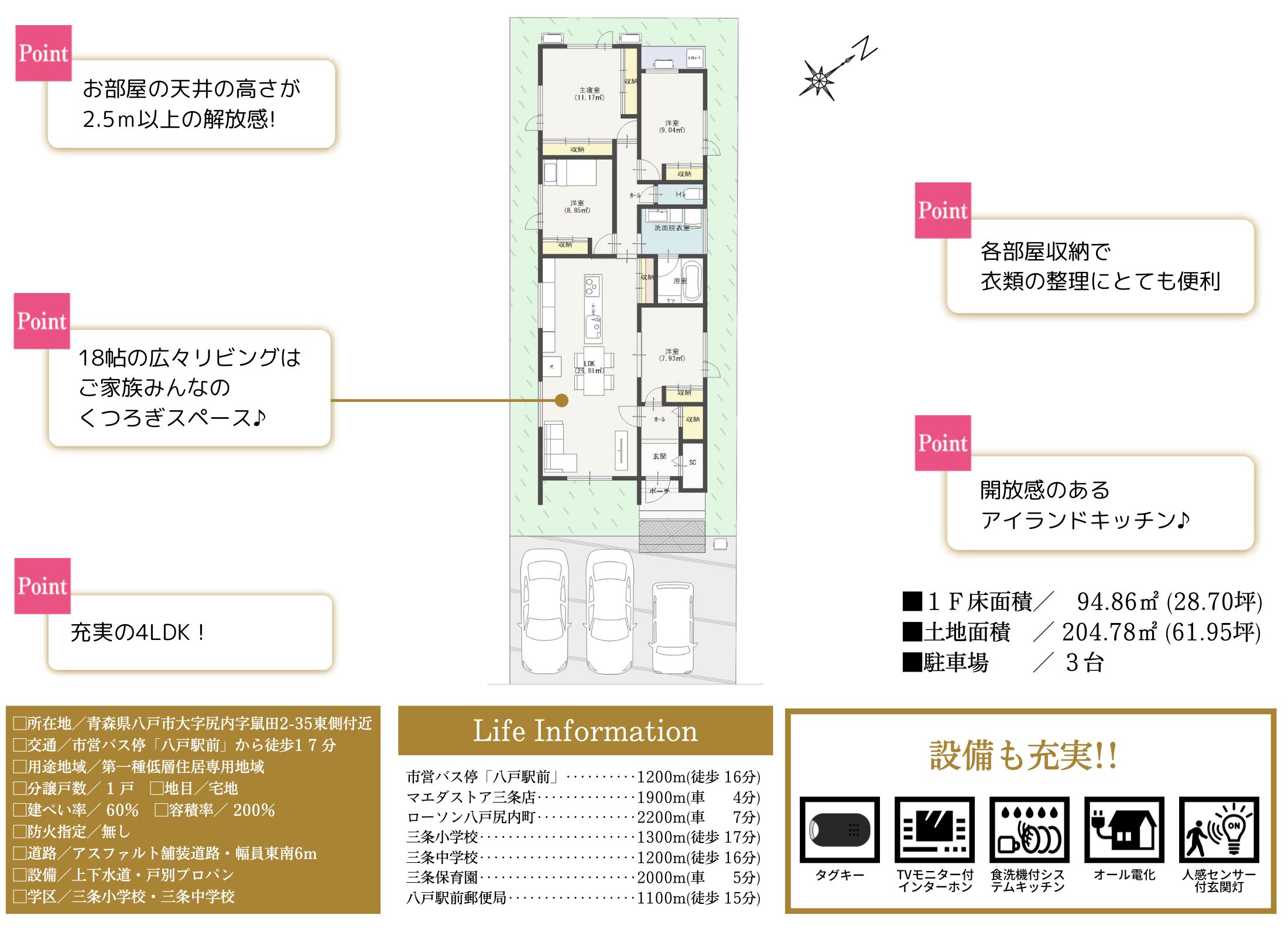 街かど展示場「東造道の家」チェックポイント♪