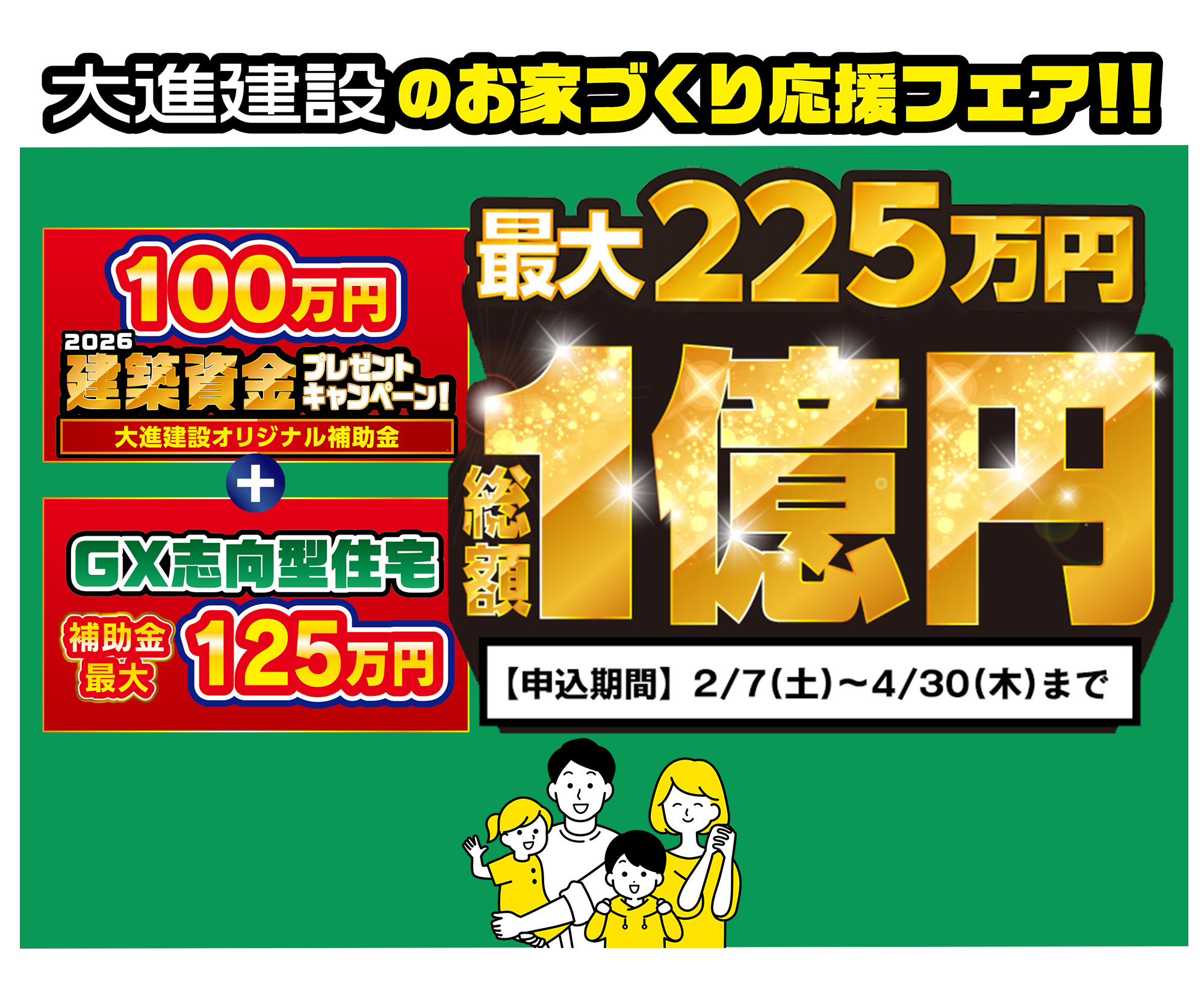 総額１億円プレゼント内容