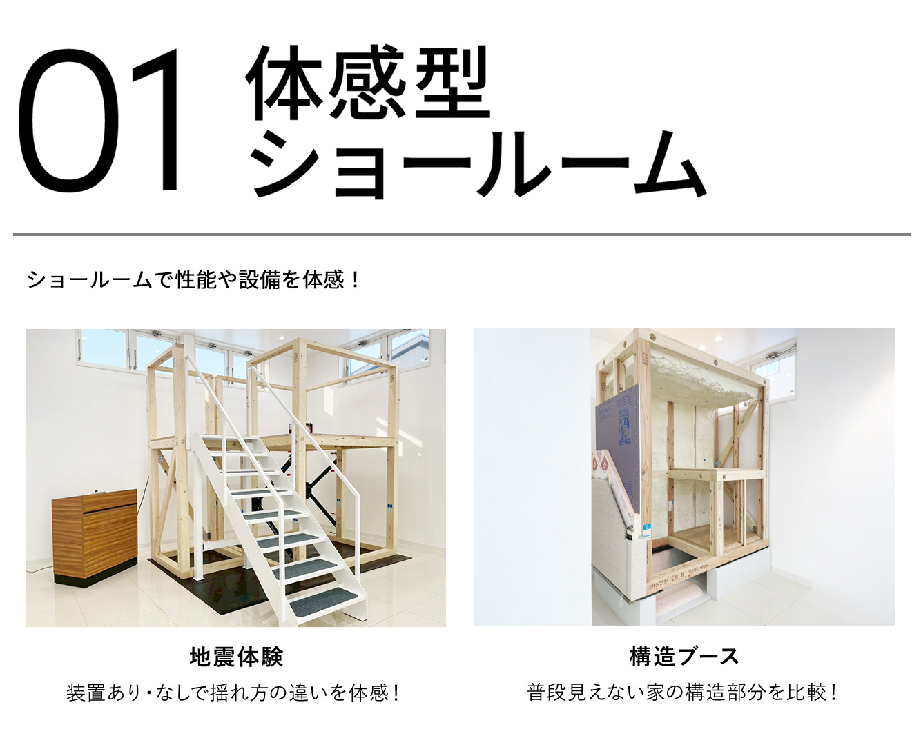 体感型ショールーム